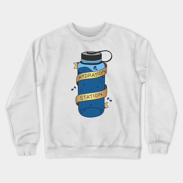 Hydration Station Crewneck Sweatshirt by ShayliKipnis